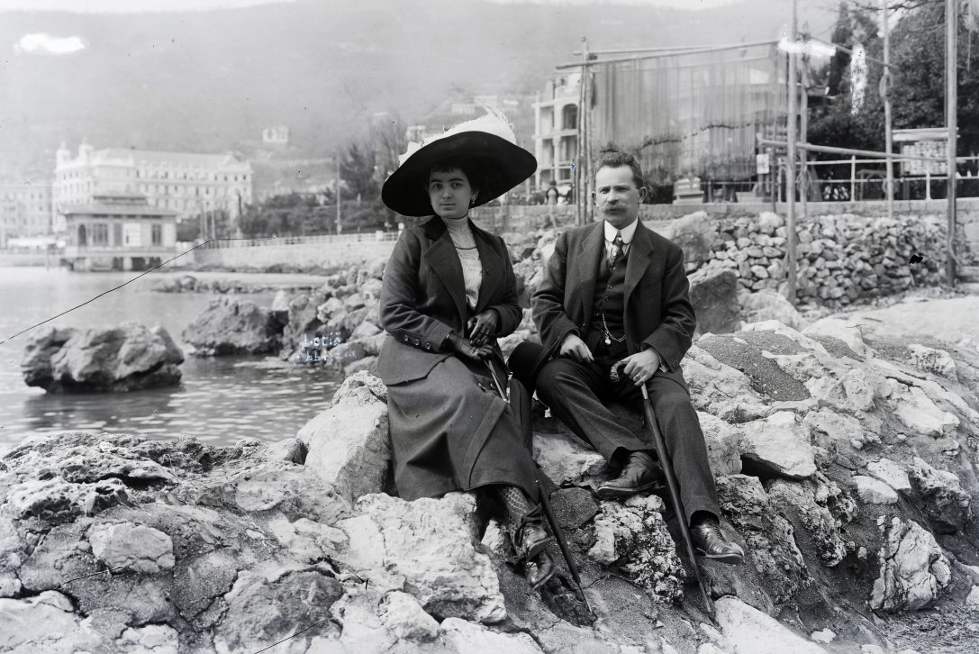 Horvátország, Adria, Abbázia. 1915. Fotó: Fortepan / Major Lajos