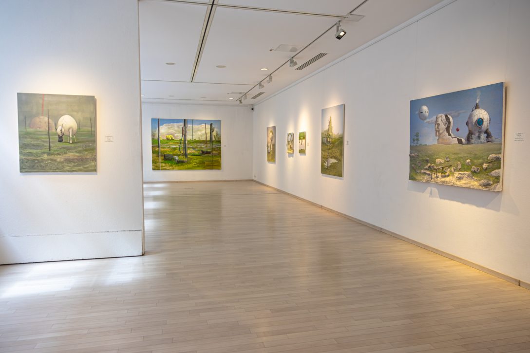 Herman Levente és Radu Belcin közös kiállítása a Várfok Galériában. Fotó: Csákvári Zsigmond / Kultúra.hu