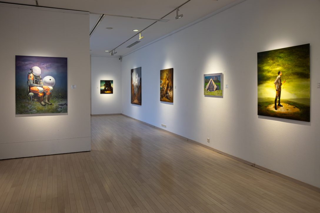 Herman Levente és Radu Belcin közös kiállítása a Várfok Galériában. Fotó: Csákvári Zsigmond / Kultúra.hu