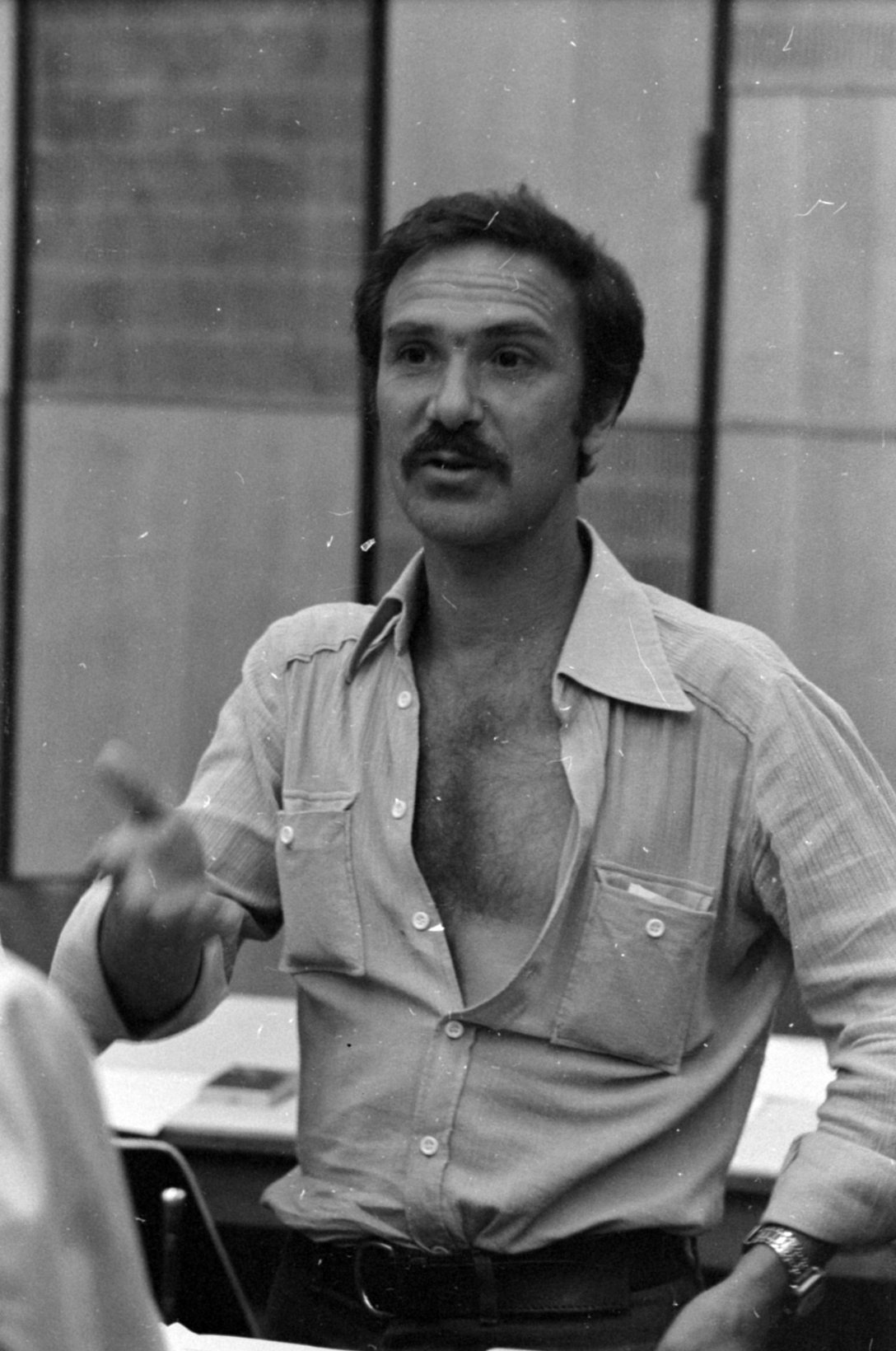 Tordy Géza a Magyar Rádió stúdiójában 1977-ben. Fotó: Szalay Zoltán / Fortepan