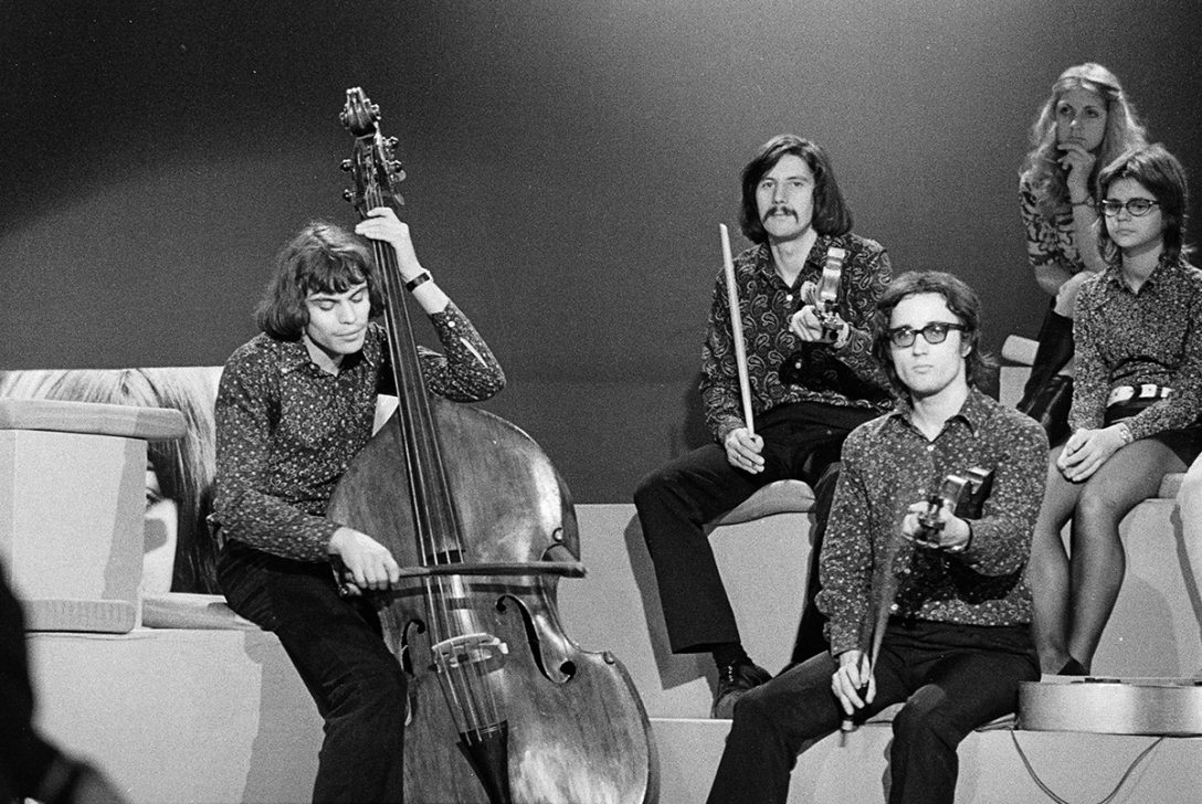 Éri Péter, Halmos Béla, Sebő Ferenc a Sebő együttes tagjai. Fotó: Fortepan / Gyulai Gaál Krisztián