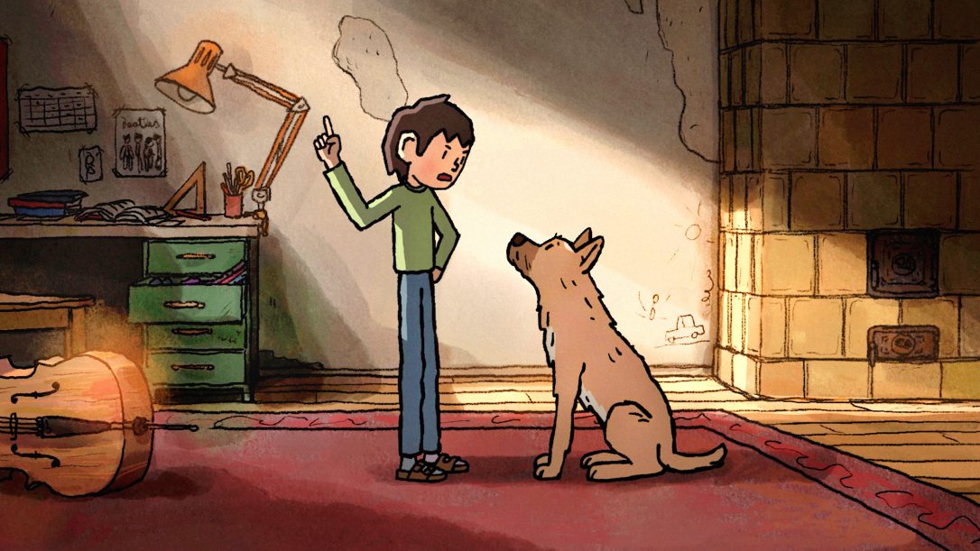 Jelenet a Kutyafül című animációs filmből. Fotó: Vácz Péter