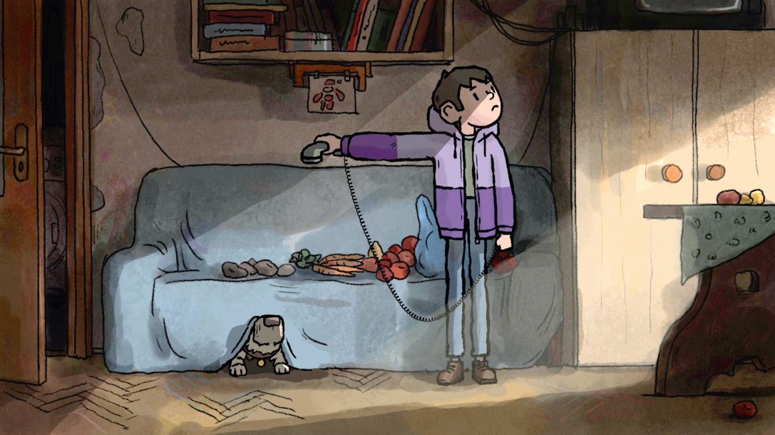 Jelenet a Kutyafül című animációs filmből. Fotó: Vácz Péter