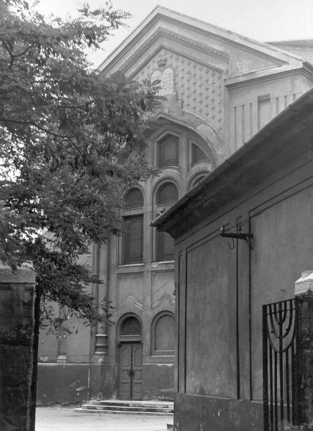 A budapesti páva utcai Zsinagóga 1972-ben. Fotó: Fortepan / Ferencvárosi Helytörténeti Gyűjtemény
