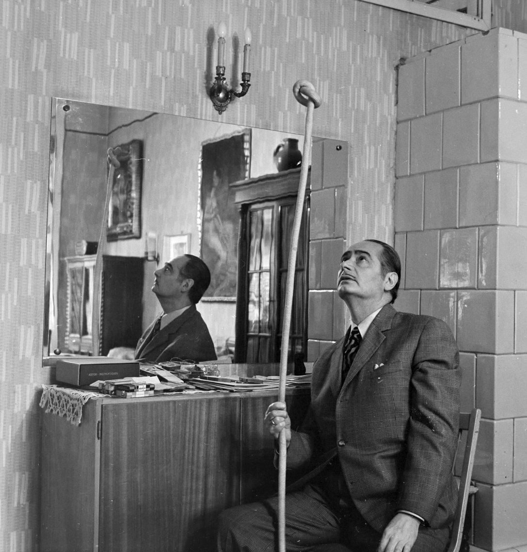 Rodolfo (Gács Rezső) az otthonában 1974-ben. Fotó: Bojár Sándor / Fortepan