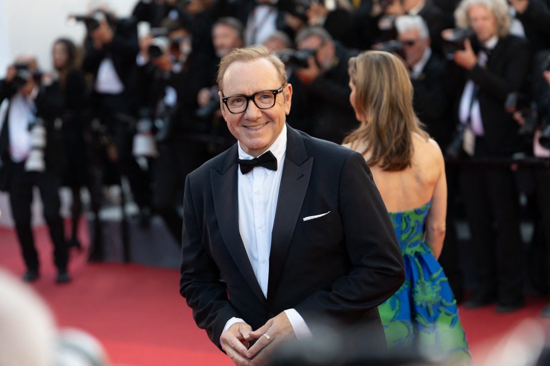 Kevin Spacey részt vesz a „La Bataille De Gaulle: L'Age De Fer” című film vetítésén a 79. Cannes-i Filmfesztiválon. Fotó: Luca Carlino / NurPhoto / NurPhoto via AFP