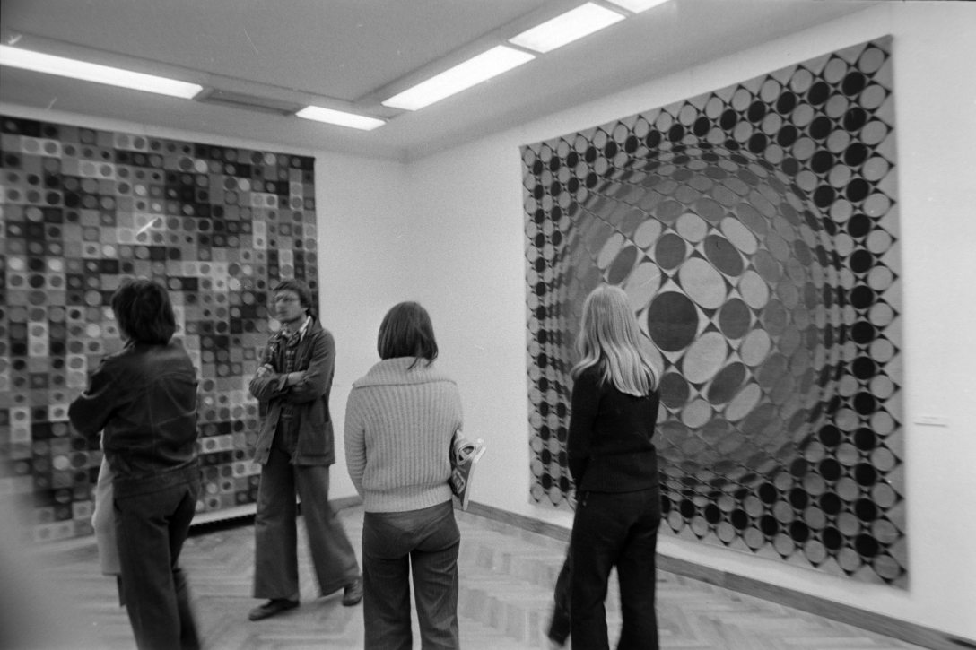 Pécs Káptalan utca 3., Vasarely Múzeum 1975-ben . Fotó: Fortepan / Gábor Viktor