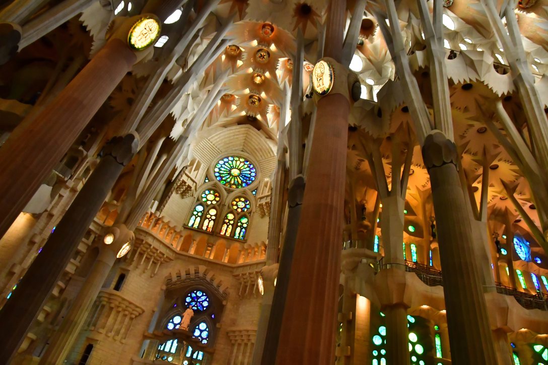A Sagrada Familia templombelsője. Fotó: Shutterstock