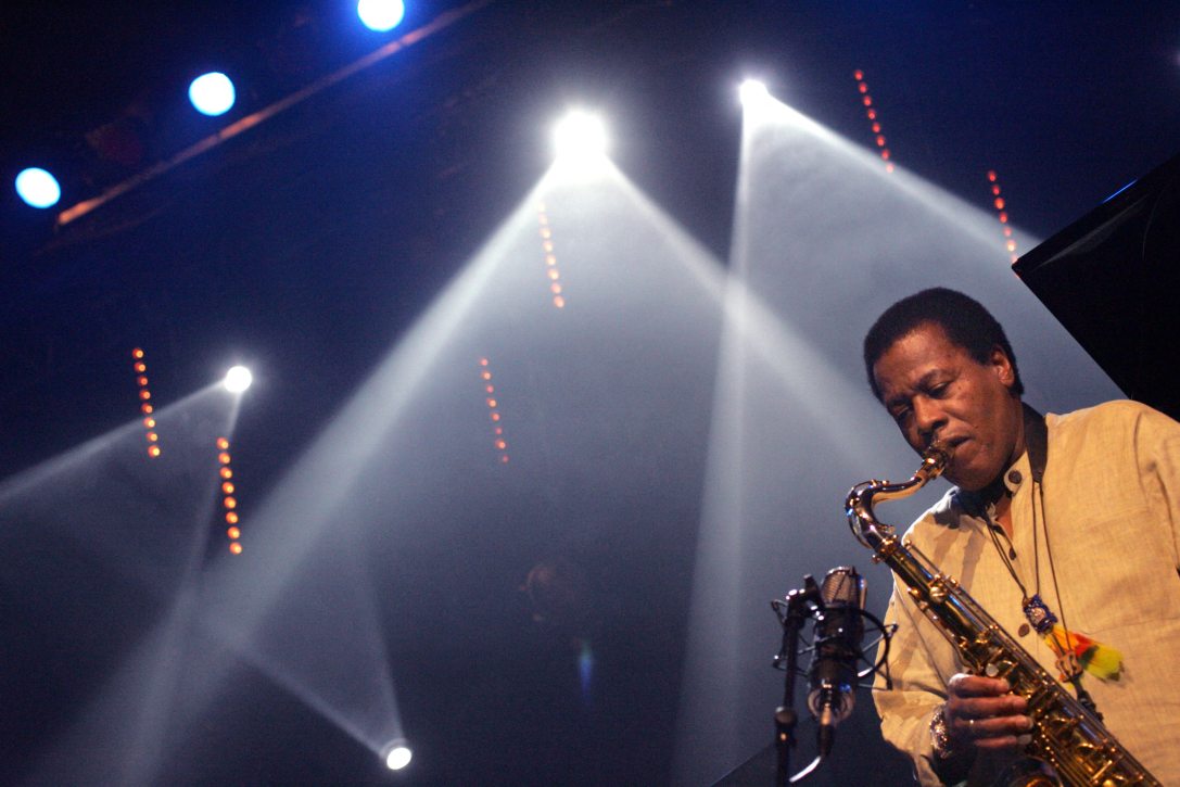 Wayne Shorter amerikai szaxofonos fellép a Marciac Jazz Fesztiválon, 2005. augusztus 13-án-Fotó: Lionel Bonaventure / AFP