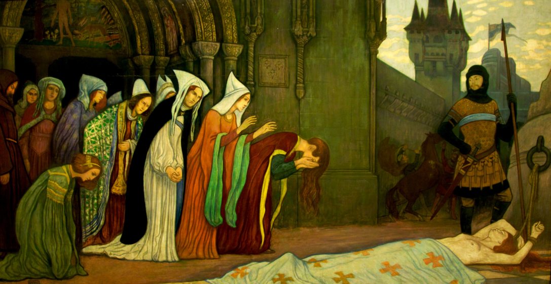 Zách Klára története II. olajfestmény. Forrás: Wikipedia