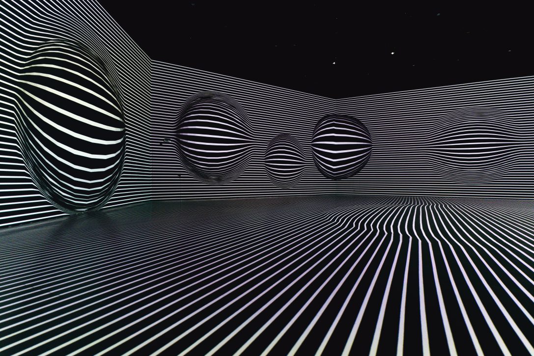 VASARELY – Az op-art atyja című kiállítás a CODE Digitális élményközpontban. Fotó: Sorok Péter / Kultúra.hu