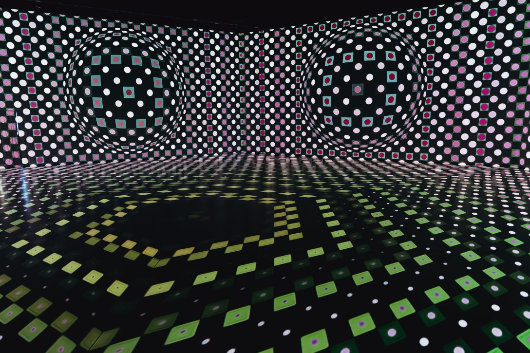 VASARELY – Az op-art atyja című kiállítás a CODE Digitális élményközpontban. Fotó: Sorok Péter / Kultúra.hu