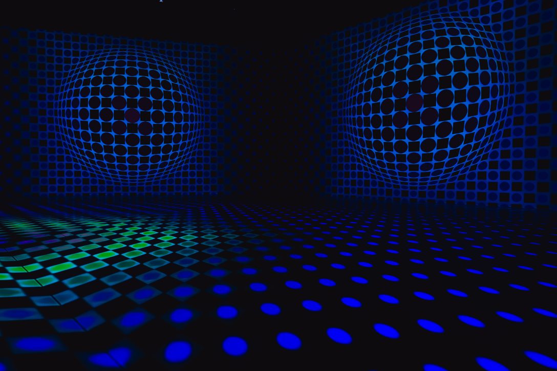 VASARELY – Az op-art atyja című kiállítás a CODE Digitális élményközpontban. Fotó: Sorok Péter / Kultúra.hu