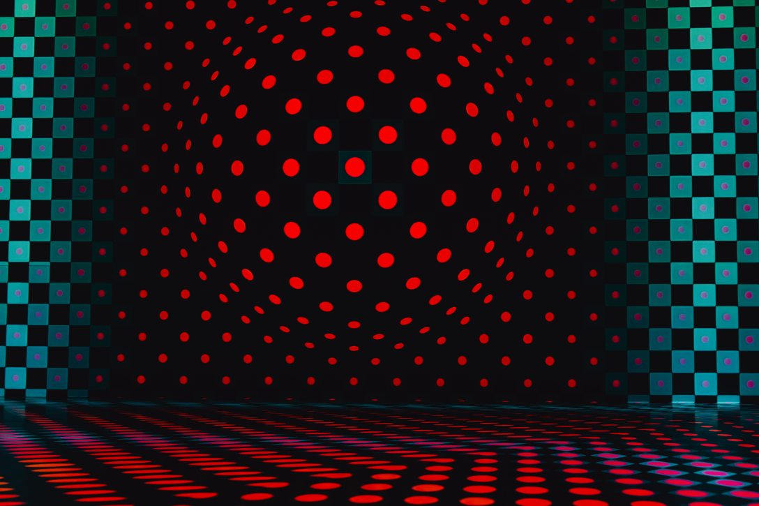 VASARELY – Az op-art atyja című kiállítás a CODE Digitális élményközpontban. Fotó: Sorok Péter / Kultúra.hu