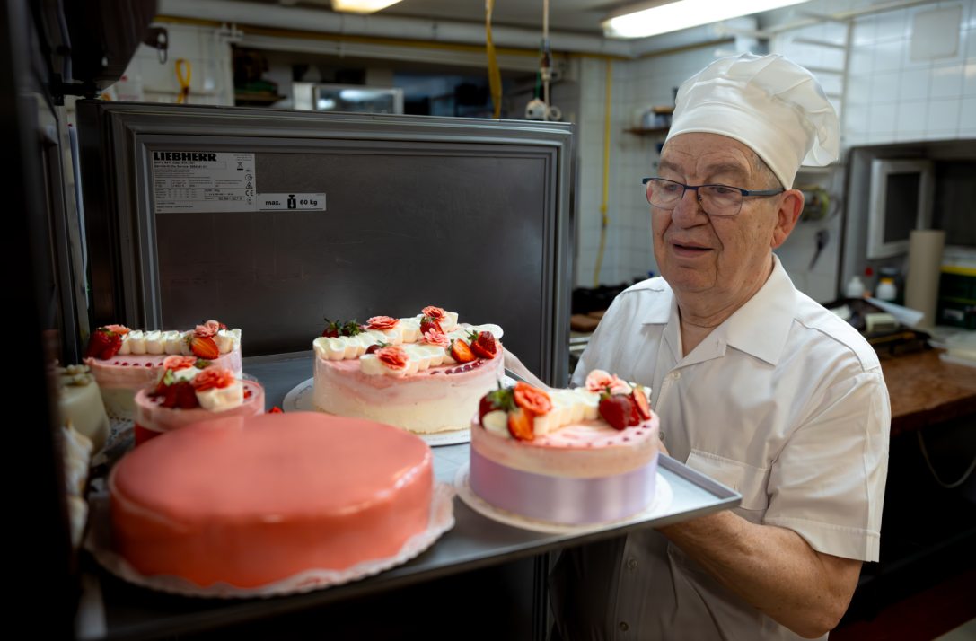 Auguszt József mestercukrász. Fotó: Csákvári Zsigmond / Kultúra.hu