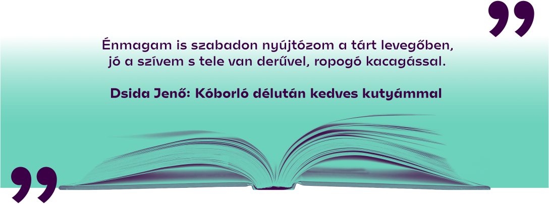 Dsida Jenő: Kóborló délután kedves kutyámmal