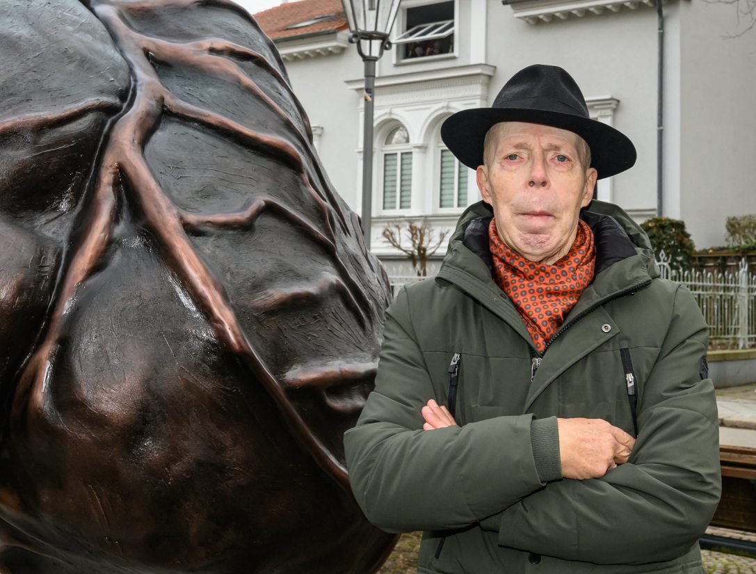 Gunther von Hagens orvos, anatómus 2025 január 2-én. Fotó: PATRICK PLEUL / DPA / dpa Picture-Alliance via AFP