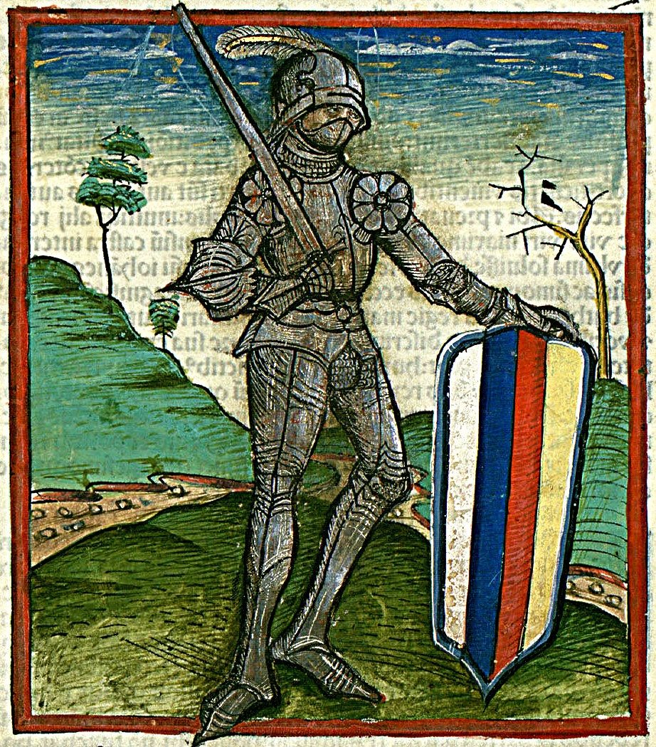 Hunyadi János ábrázolása a Thuróczy-krónikában. Forrás: Wikipedia