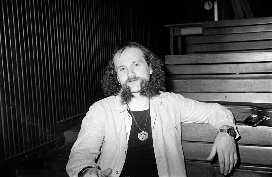 Gidófalvy Attila az 1979. december 15-16-án tartott Közgáz Rockfesztiválon. Fotó: Kanyó Béla / Fortepan