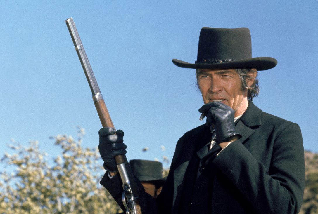 James Coburn 1973-ban a Pat Garreth és Billy a kölyök című filmben. Fotó: MGM / Collection Christophel via AFP