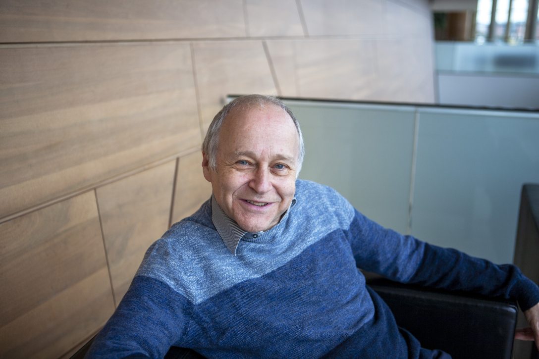 Fischer Ádám Kossuth-díjas karmester a Müpa-ban 2019-ben. Fotó: Keleti Éva / MTI