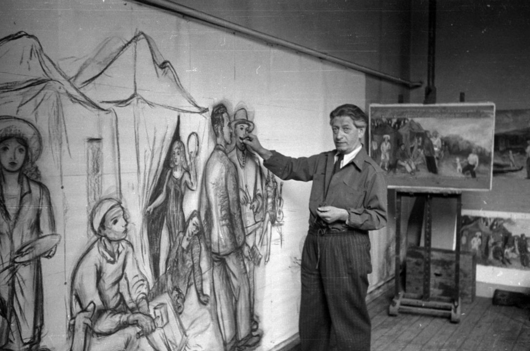 Berény Róbert 1950-ben. Fotó: Bojár Sándor / Fortepan
