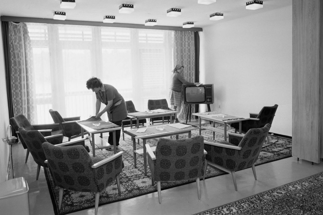 A bánki Tó Hotel 1977-ben. Fotó: Fortepan / Bauer Sándor