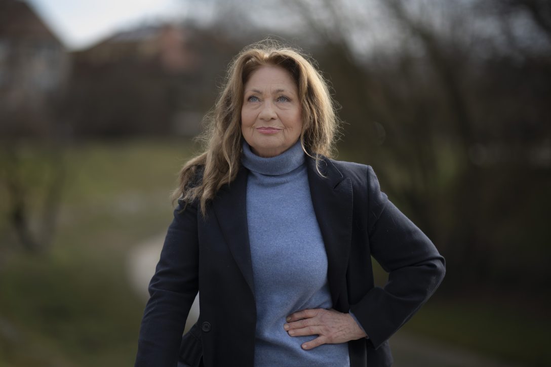 A Jászai Mari-díjjal 2024-ben kitüntetett Bordán Irén színművész Szentendrén 2025. január 27-én. Fotó: Szigetváry Zsolt / MTI