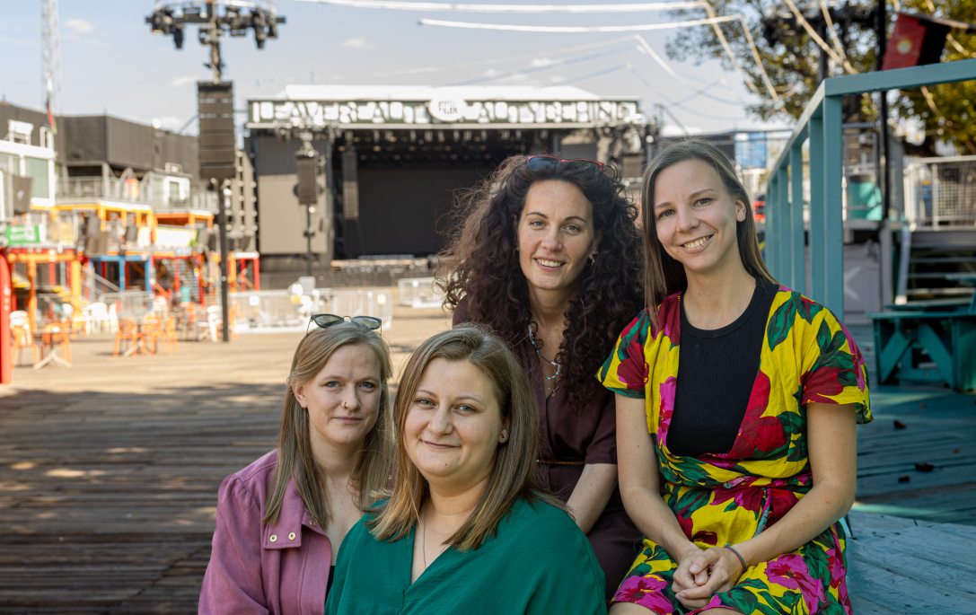Józsa Kata, Horvát Zsófia, Szarvas Gabriella és Zólyomi Nikolett. Fotó: Csákvári Zsigmond / Kultúra.hu