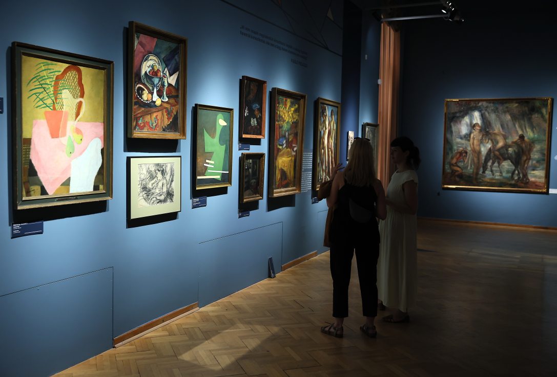 A „Drága barátom, Picasso” - A magyarok és a festőlegenda című kiállítás a szegedi Móra Ferenc Múzeumban 2026. június 18-án. Fotó: MTI/Lehoczky Péter