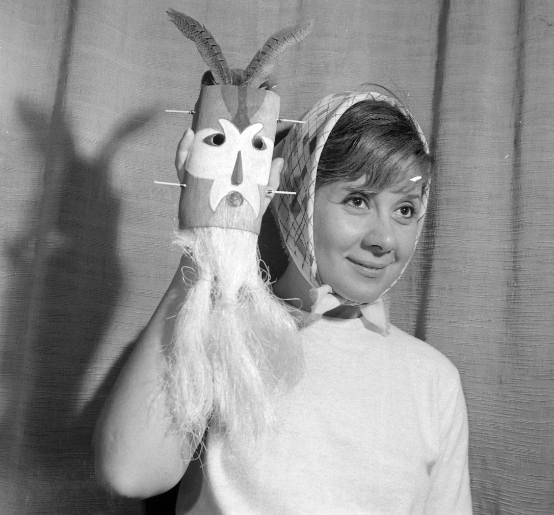 Ruttkai Éva színművésznő 1962-ben. Fotó: Fortepan / Kotnyek Antal