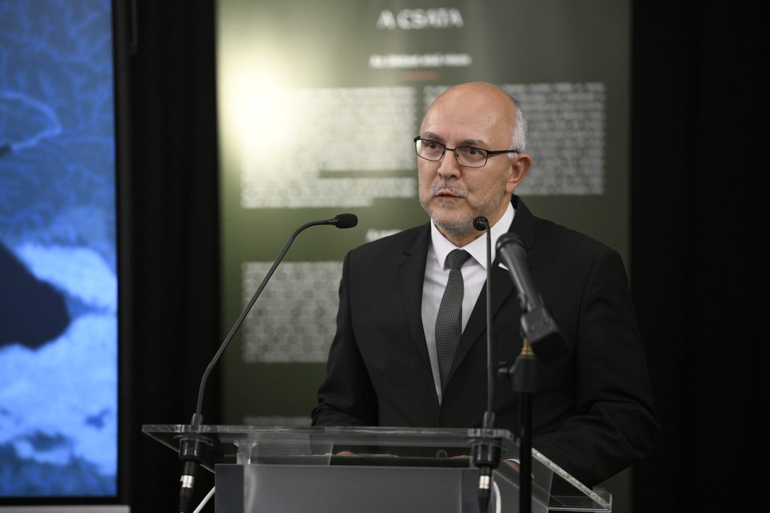 Czetz Balázs, a Magyar Nemzeti Levéltár főigazgatója. Fotó: MTI/Lakatos Péter